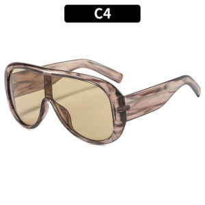 C4-grey striped light tea slices