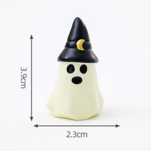 1#Large beige hooded ghost / Halloween little ghost