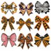 oly-73a088b19bccb66297a8cadabb9741ae Wholesale Embroidered Polyester Bow Patch Halloween Cartoon Decorative Fashion Accessory