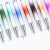 oly-73a1f11e29279ed1e9c27251849f1a1e Wholesale Starry Sky Beaded Ballpoint Pen UV Electroplating Sequins Gold Gradient Office Gift