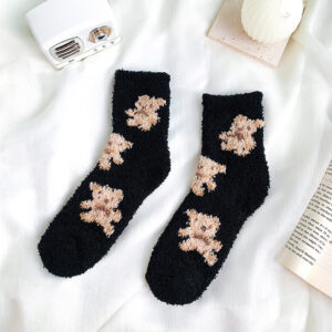 Bear biscuit series-black / One size fits all