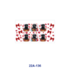 oly-73ad480faf3a385c6bb83242c8a02173 Wholesale 5pcs Valentine Puppy Farm Calf Garden Sprite Red Rose Heart Bow Hot Air Balloon Mixed Print 16oz Cup UV DTF Wraps