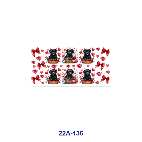 oly-73ad480faf3a385c6bb83242c8a02173 Wholesale 5pcs Valentine Puppy Farm Calf Garden Sprite Red Rose Heart Bow Hot Air Balloon Mixed Print 16oz Cup UV DTF Wraps