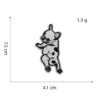 oly-73d4b3f1f9046afbf043aa32aa2f0383 Wholesale Black and White Cartoon Embroidered Fabric Patches for Everyday Decorative Use