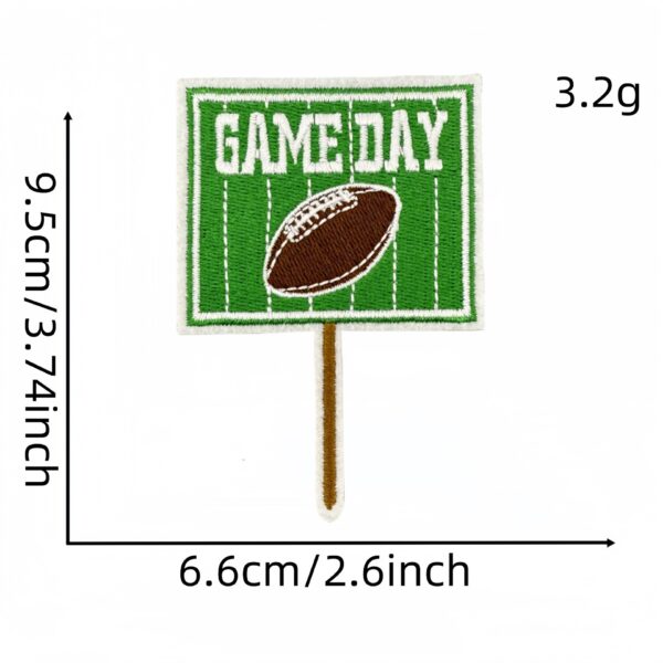 oly-73e74582b051f14110feee26abf71f63 Wholesale Polyester Embroidered Rugby Patch Decorative Accent for Clothing Accessories