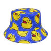 Wholesale Cartoon Duck Print Fisherman Hat Outdoor Sun Protection Fashion Accessory