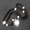 oly-7408b25d9f717443c1382df9973ed70c Wholesale Cross Rosary Wood Bead Necklace Pendant Fashion Jewelry Accessory for Gift Boutique Resale