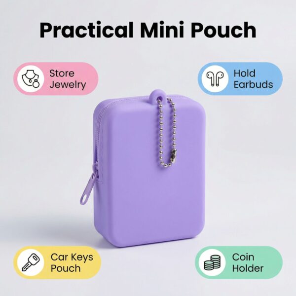 oly-742ee176b9353e64d48e708fbe355d65 Wholesale Silicone Coin Purse Versatile Multipurpose Storage for Car Keys Cables Lipstick Everyday Accessory or Gift