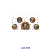 oly-7435dddd541f552ad62c1930eaa70f21 Wholesale 5pcs Vintage Handpaint Golden Star Moon Countryside Figure Mixed Decor Prints 16oz Cup UV DTF Wraps