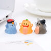 Wholesale Halloween Glow-in-the-Dark Big Tongue Angel Ghost Resin Figurine Home Decor Accessory