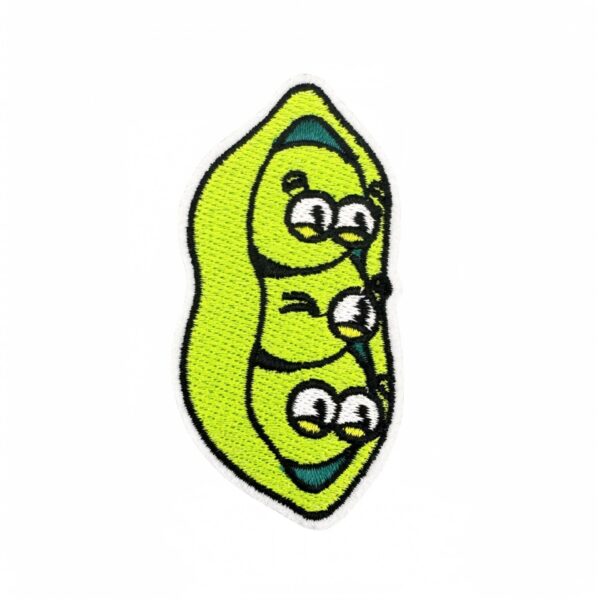 Wholesale Green Bean Plant Embroidered Patch Iron-On Decorative Clothing Accessory