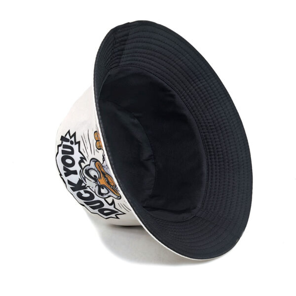 Wholesale Trendy Cartoon Duck Print Bucket Hat Fashion Accessory for Everyday Wear