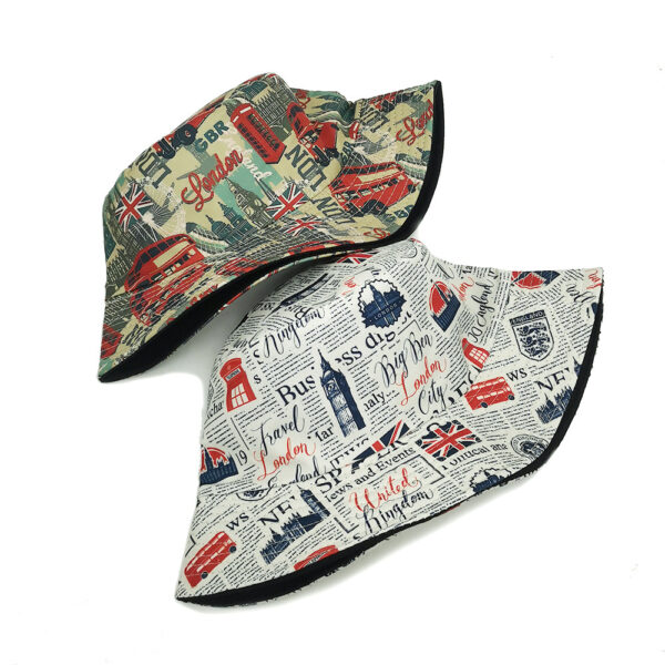 oly-7464be1d5141bb722c27b902787f3047 Wholesale Graffiti Digital Print Fisherman Hat Sunscreen Outdoor Fashion Accessory Gift