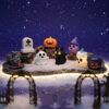 Wholesale Halloween Funny Pumpkin Resin Ghost Ornament Desktop Decor Party Favor Gift