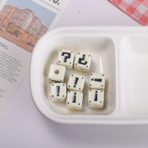 White greeting blocks