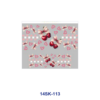 oly-74973f0cedfe9fd7b68f3bbf0ea134b8 Wholesale 2/4/8pcs Cherry Bow Heart Mini Cup Keychain Sticker