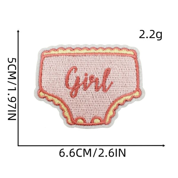 oly-74af389f7d9a2c4106dfb12a63a6b23a Wholesale Cartoon Embroidered Iron-On Patches for Girls Fashion Decorative Accessory