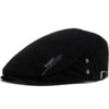oly-74e0e87116c6f7387298fd9687360d16 Wholesale Men's Cotton Beret with Star Embroidery Summer Sun Hat Adjustable