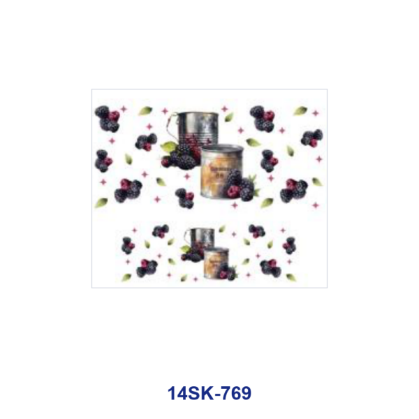oly-752c0856af7cea3df999ec68f984e173 Wholesale 2/4/8pcs Vintage Berry Floral Print Mini Cup Keychain Sticker OLY Exclusive
