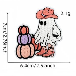 Halloween ghost cloth stickers 17#