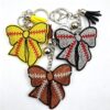 Wholesale Rhinestone Team Bow Keychain Fashion Accessory Gift for Wedding Party Resale
