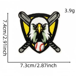 Cartoon baseball cloth sticker 10 #