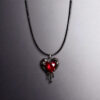 Wholesale Heart Lock Pendant Necklace Trendy Alloy Jewelry Fashion Accessory Gift