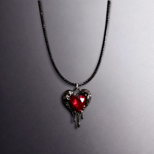 Wholesale Heart Lock Pendant Necklace Trendy Alloy Jewelry Fashion Accessory Gift