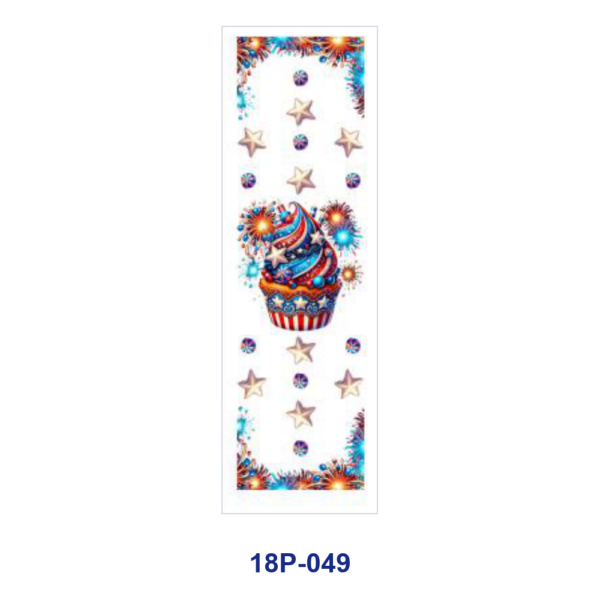 Wholesale 2/8/16pcs UV DTF Stickers Cupcake Mermaid Butterfly Print Pen and Bookmark Stickers