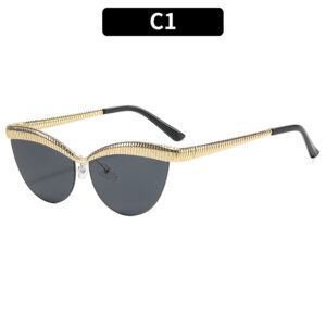 C1-gold frame gray piece