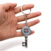 Wholesale European American Style Colorful Metal Keychain Pendant Fashion Accessory Gift Boutique Resale