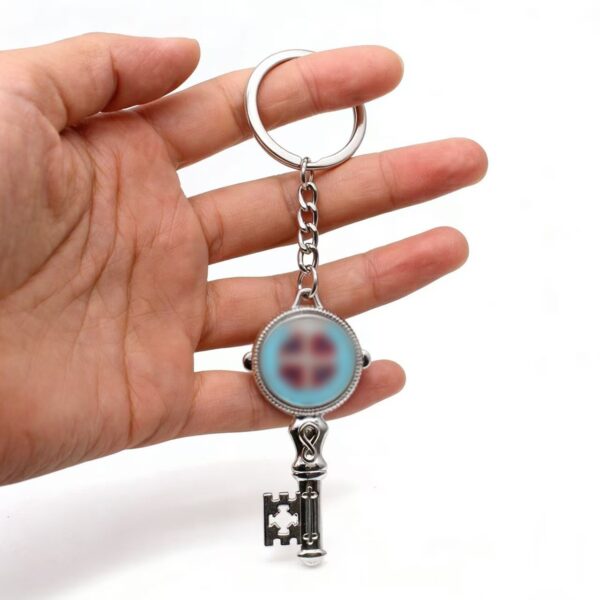 Wholesale European American Style Colorful Metal Keychain Pendant Fashion Accessory Gift Boutique Resale