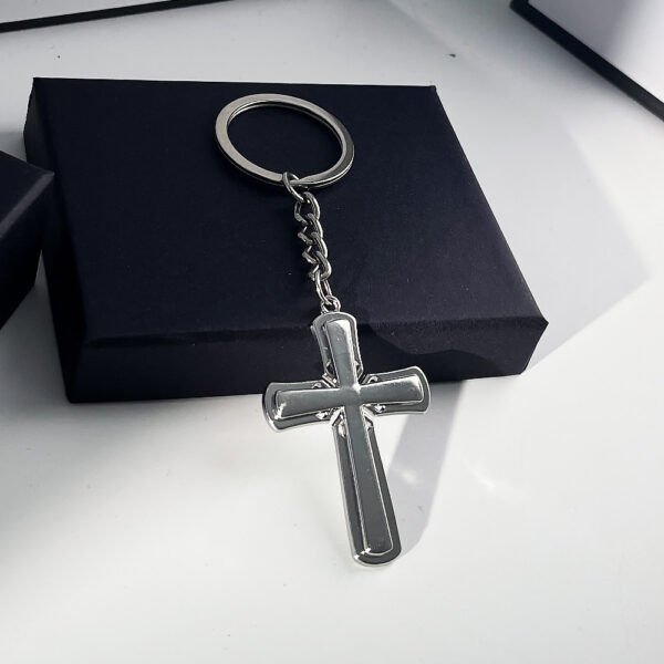 oly-75c85201b0ece8ff30e5715c0df4f629 Wholesale Vintage European Style Cross Keychain Pendant Zinc Alloy Car Key Bag Charm Boutique Resale Accessory