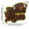 oly-75d3686cc354656f1886ca1b68c31033 Wholesale Rugby Embroidered Patch Iron-On Gold Edge Decorative Cloth Badge for Clothing Bags Fashion Accessory Resale