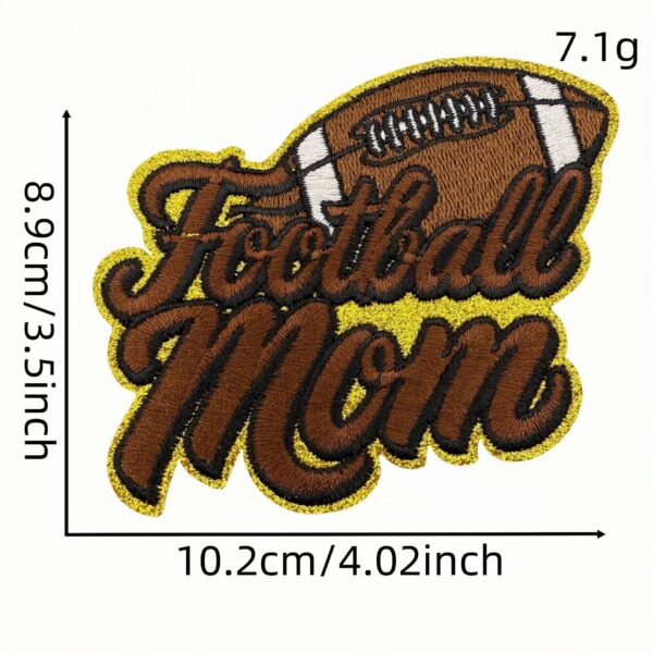 oly-75d3686cc354656f1886ca1b68c31033 Wholesale Rugby Embroidered Patch Iron-On Gold Edge Decorative Cloth Badge for Clothing Bags Fashion Accessory Resale
