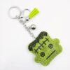 Wholesale Zinc Alloy Light Green Rhinestone Keychain Fashion Accessory Gift