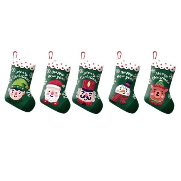 oly-75ed40f075a6e9eccf4bc2835706feff Wholesale Christmas Stockings Dwarf Snowman Deer Patterns Home Decor Resale