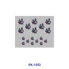 oly-75f06568da66f3cc1f857eb62d6110cd Wholesale 8pcs Butterfly Floral Cartoon Character Pattern Mini Cup Keychain Sticker