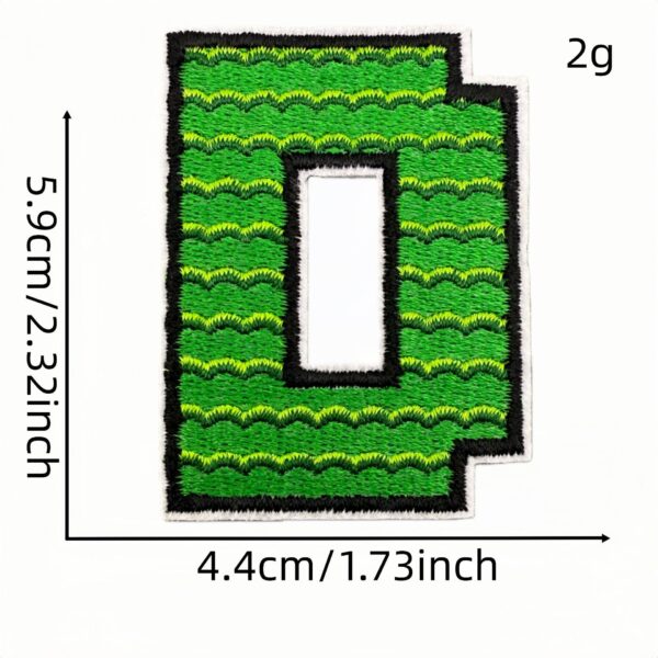 Wholesale Polyester Embroidered Alphabet Patches Colorful 26 Letters for Clothing Bags Repair Gift