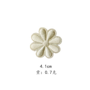 Flower cloth stickers 7#