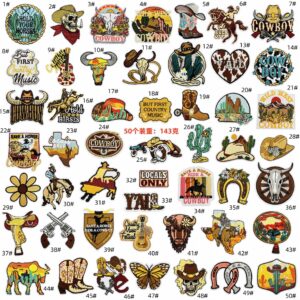 Denim cloth patch set 50 pieces