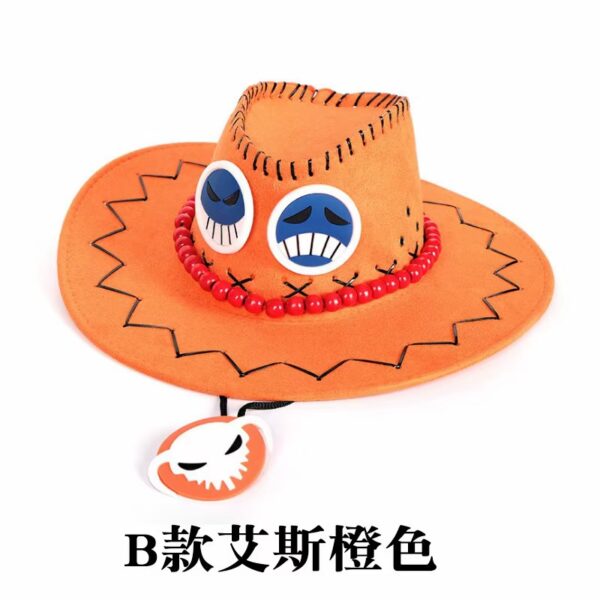 oly-7609fda0e91cee90abf5c4d1df829f2e Wholesale Red Ace Cosplay Hat Windproof Large Brim Cartoon Fisherman Hat for Party and Boutique Resale