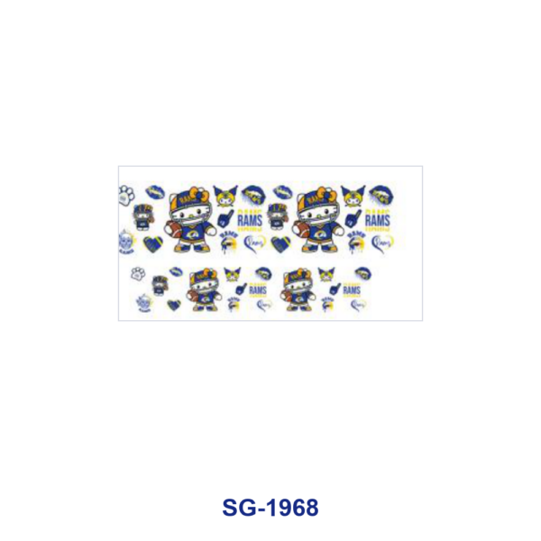 oly-760ea3f3a00178386755bda34396a490 Wholesale 8pcs Sporty Cute Cartoon Graphic Pattern 3oz Cup Stickers Wrap OLY Exclusive