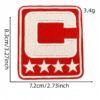 oly-76113d2eda2300afe4901a73a45a8b30 Wholesale Square Adhesive Embroidered Patches Star C Logo Set of 10 for Decorative Accent