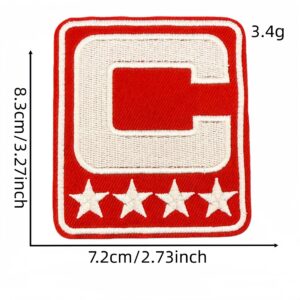 Square C label cloth patch #4