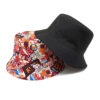 Wholesale Stylish Reversible Bucket Hat with Hamburger Cola Print for Sun Protection Unisex Everyday Wear