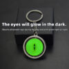 oly-761bcb7f5dcdb40410f3768224c31f5a Wholesale Glow in the Dark Animal Eye Metal Keychain Boutique Resale Car Key Accessory
