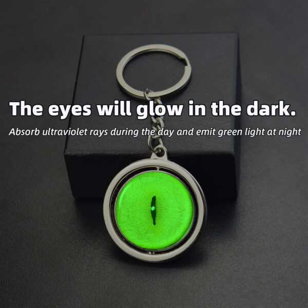 oly-761bcb7f5dcdb40410f3768224c31f5a Wholesale Glow in the Dark Animal Eye Metal Keychain Boutique Resale Car Key Accessory