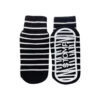 oly-76261f7c8ac4394058c60645d3265818 Wholesale Women's Cotton Black White Striped Anti slip Mid calf Socks Winter Fashion Accessory