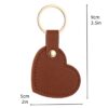 oly-763a9da4fc4217d5b5ccccba4076a253 Wholesale Leather Love Heart Keychain Khaki Cute Bag Charm Boutique Resale